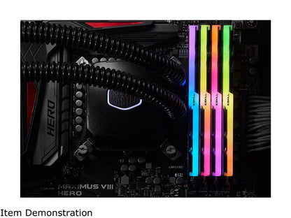 G.SKILL TridentZ RGB Series 64GB (4 x 16GB) 288-Pin PC RAM DDR4 3600 (PC4 28800) Intel XMP 2.0 Desktop Memory Model F4-3600C14Q-64GTZRA