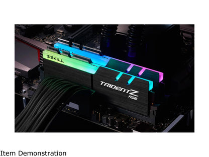 G.SKILL TridentZ RGB Series 16GB (2 x 8GB) 288-Pin PC RAM DDR4 4000 (PC4 32000) Intel XMP 2.0 Desktop Memory Model F4-4000C14D-16GTZR