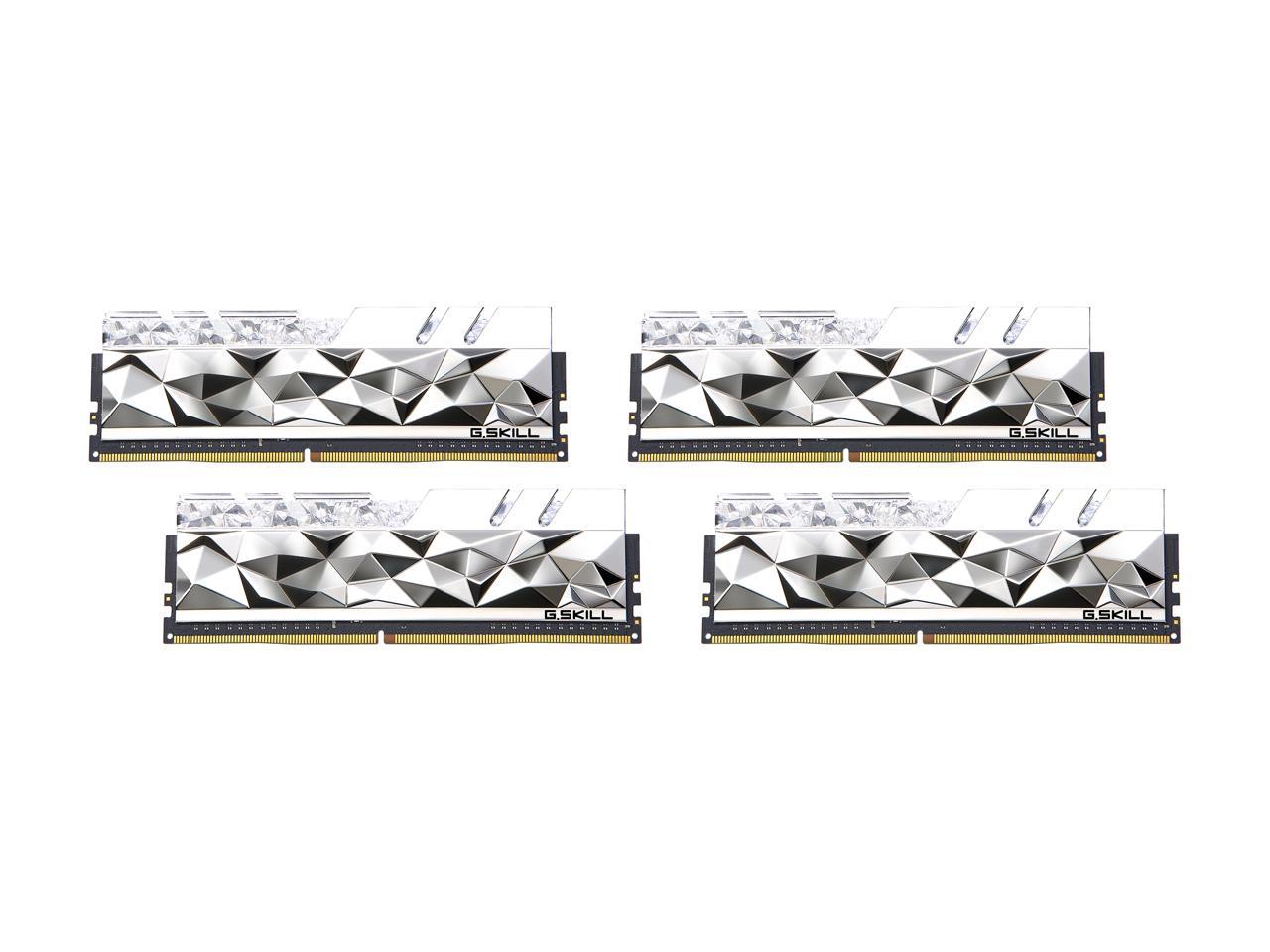 G.SKILL Trident Z Royal Elite Series 32GB (4 x 8GB) 288-Pin PC RAM DDR4 3600 (PC4 28800) Desktop Memory Model F4-3600C14Q-32GTESA