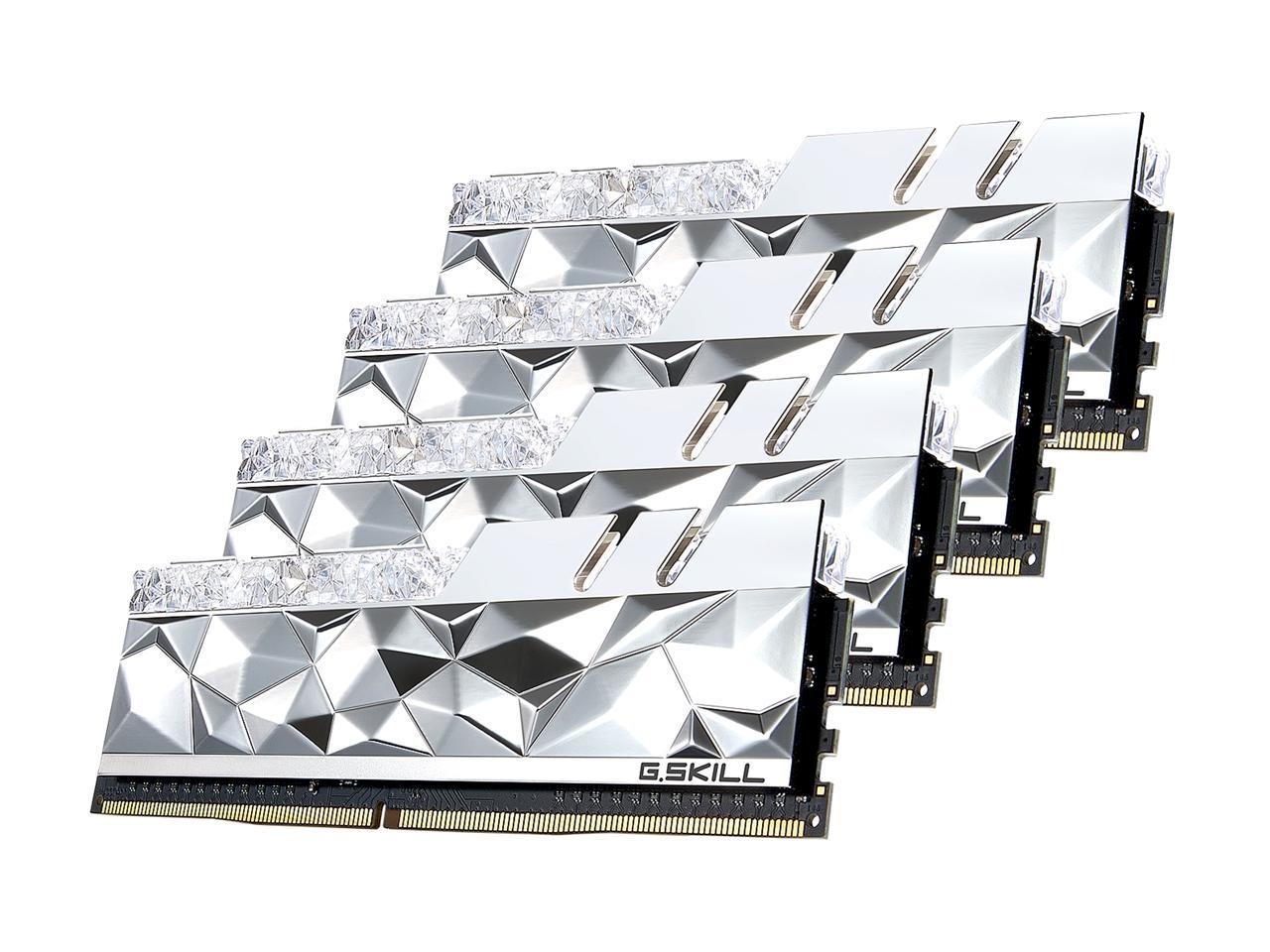 G.SKILL Trident Z Royal Elite Series 32GB (4 x 8GB) 288-Pin PC RAM DDR4 3600 (PC4 28800) Desktop Memory Model F4-3600C14Q-32GTESA