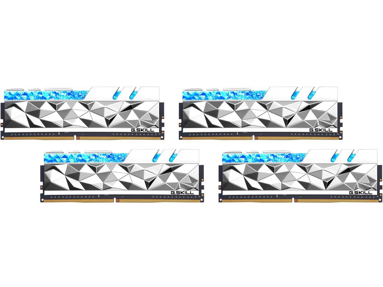 G.SKILL Trident Z Royal Elite Series 32GB (4 x 8GB) 288-Pin PC RAM DDR4 3600 (PC4 28800) Desktop Memory Model F4-3600C14Q-32GTESA