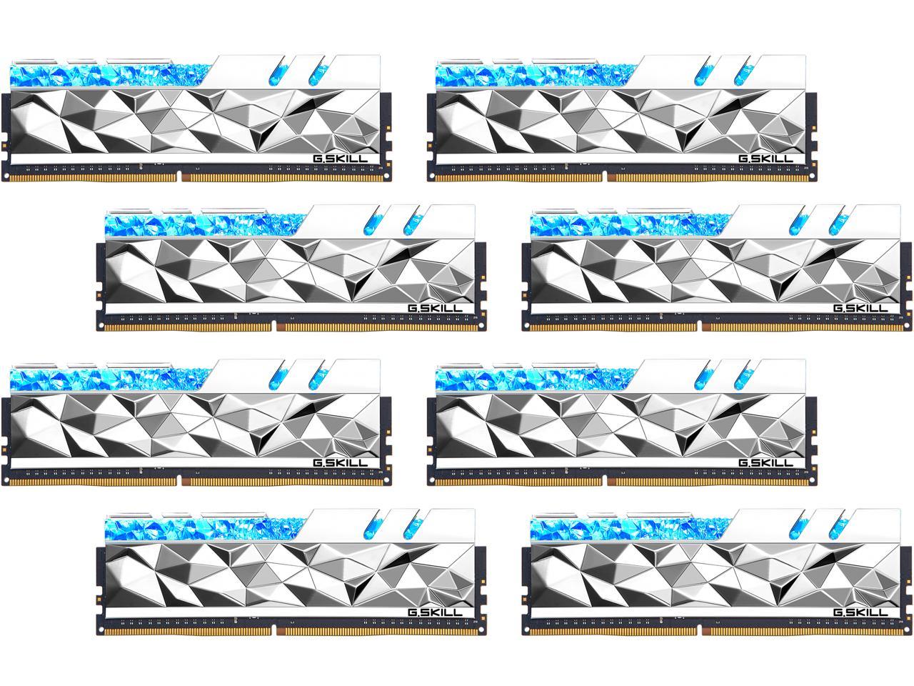 G.SKILL Trident Z Royal Elite Series 64GB (8 x 8GB) 288-Pin PC RAM DDR4 3600 (PC4 28800) Desktop Memory Model F4-3600C14Q2-64GTESA
