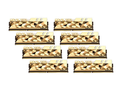 G.SKILL Trident Z Royal Elite Series 128GB (8 x 16GB) 288-Pin PC RAM DDR4 3600 (PC4 28800) Desktop Memory Model F4-3600C14Q2-128GTEGA