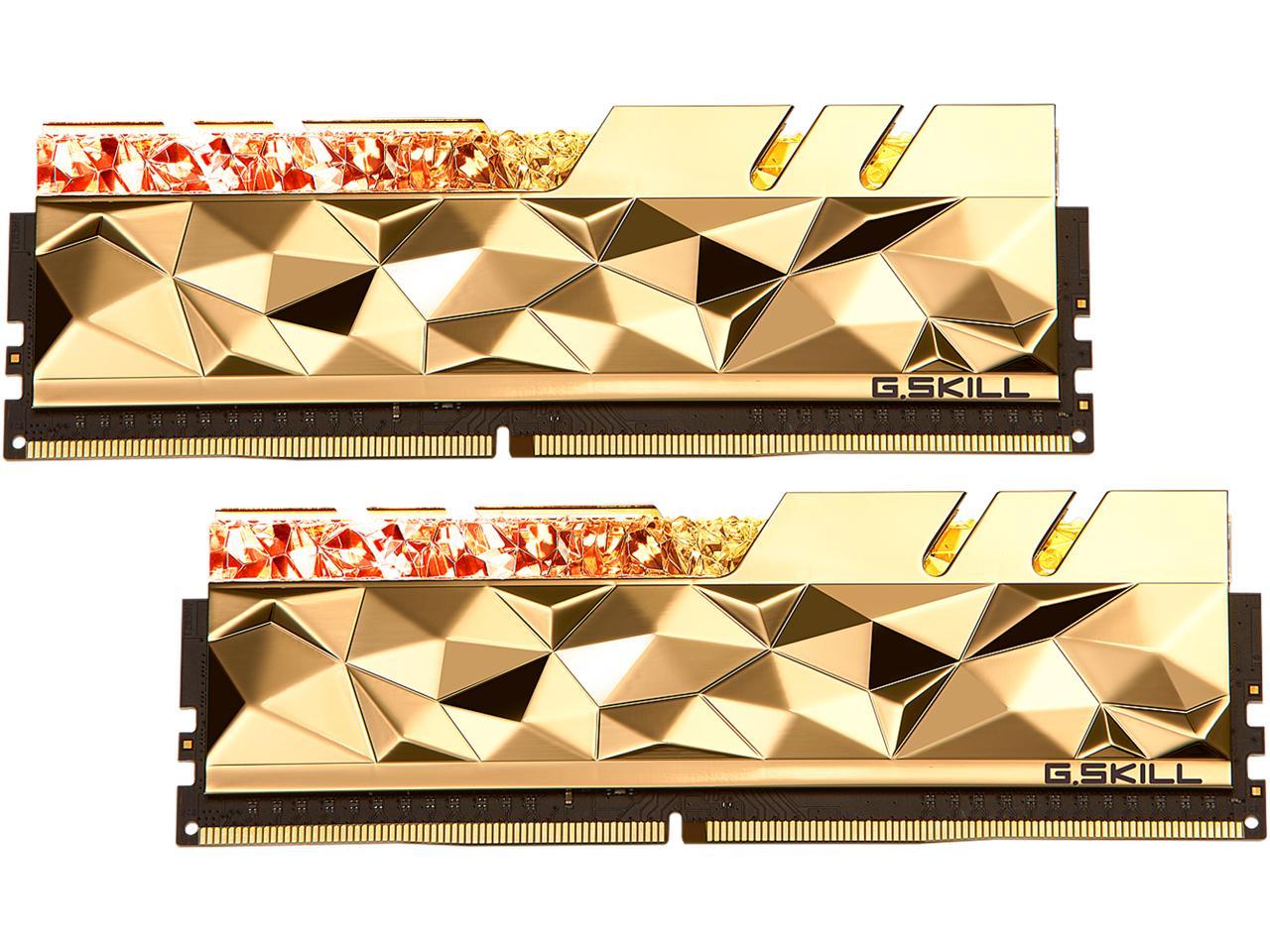 G.SKILL Trident Z Royal Elite Series 16GB (2 x 8GB) 288-Pin PC RAM DDR4 5066 (PC4-41000) Intel XMP 2.0 Desktop Memory Model F4-5066C20D-16GTEG