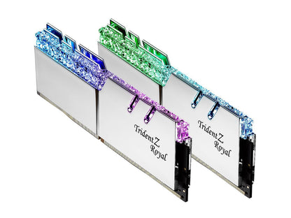 G.SKILL Trident Z Royal Series 32GB (2 x 16GB) 288-Pin PC RAM DDR4 4800 Intel XMP 2.0 Desktop Memory Model F4-4800C20D-32GTRS