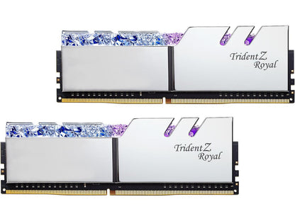 G.SKILL Trident Z Royal Series 32GB (2 x 16GB) 288-Pin PC RAM DDR4 4600 (PC4 36800) Intel XMP 2.0 Desktop Memory Model F4-4600C20D-32GTRS