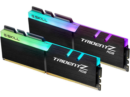 G.SKILL TridentZ RGB Series 32GB (2 x 16GB) 288-Pin PC RAM DDR4 4600 (PC4 36800) Intel XMP 2.0 Desktop Memory Model F4-4600C20D-32GTZR