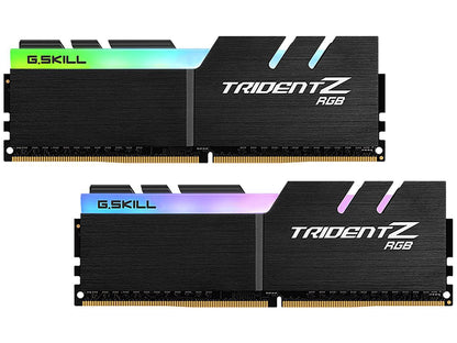 G.SKILL TridentZ RGB Series 32GB (2 x 16GB) DDR4 3200 (PC4 25600) Intel XMP 2.0 Desktop Memory Model F4-3200C16D-32GTZRN