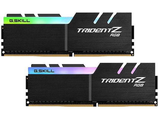 G.SKILL TridentZ RGB Series 32GB (2 x 16GB) DDR4 3200 (PC4 25600) Intel XMP 2.0 Desktop Memory Model F4-3200C16D-32GTZRN