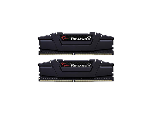 G.SKILL Ripjaws V Series 16GB (2 x 8GB) 288-Pin PC RAM DDR4 3200 (PC4 25600) Intel XMP 2.0 Desktop Memory Model F4-3200C16D-16GVKBN