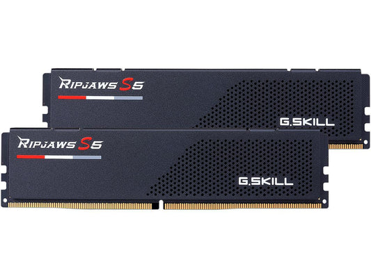 G.SKILL Ripjaws S5 Series 32GB (2 x 16GB) DDR5 5200 Intel XMP 3.0 Desktop Memory Model F5-5200J3636C16GX2-RS5K