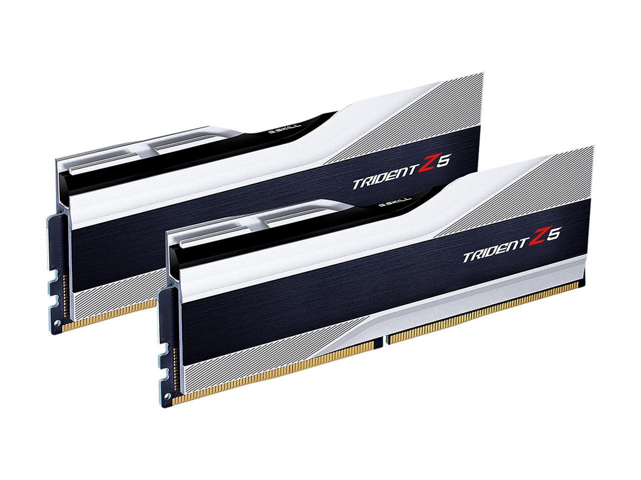 G.SKILL Trident Z5 Series 32GB (2 x 16GB) 288-Pin PC RAM DDR5 5600 Intel XMP 3.0 Desktop Memory Model F5-5600J3636C16GX2-TZ5S