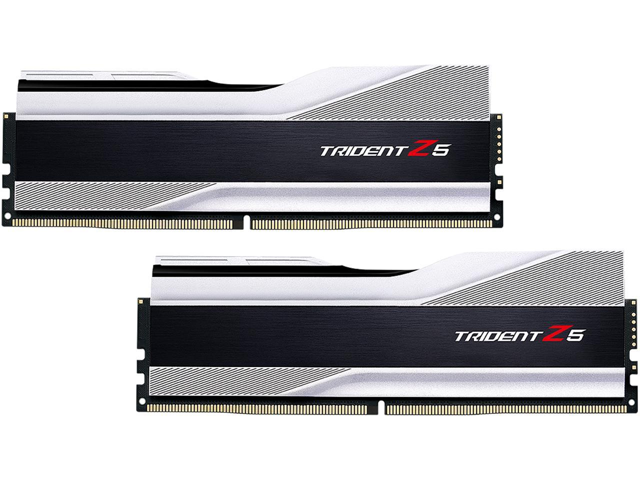 G.SKILL Trident Z5 Series 32GB (2 x 16GB) 288-Pin PC RAM DDR5 5600 Intel XMP 3.0 Desktop Memory Model F5-5600J3636C16GX2-TZ5S