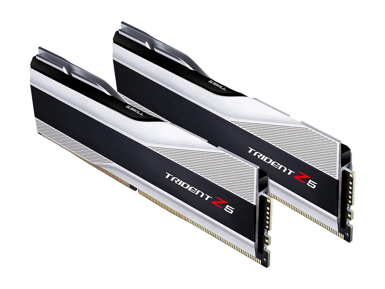 G.SKILL Trident Z5 Series 32GB (2 x 16GB) DDR5 6400 Intel XMP 3.0 Desktop Memory Model F5-6400J3239G16GX2-TZ5S