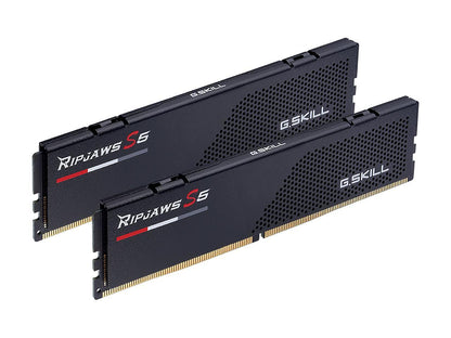 G.SKILL Ripjaws S5 Series 64GB (2 x 32GB) 288-Pin PC RAM DDR5 5200 (PC5 41600) Intel XMP 3.0 Desktop Memory Model F5-5200J3636D32GX2-RS5K