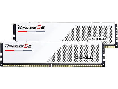 G.SKILL Ripjaws S5 Series 64GB (2 x 32GB) 288-Pin PC RAM DDR5 5600 (PC5 44800) Intel XMP 3.0 Desktop Memory Model F5-5600J3036D32GX2-RS5W