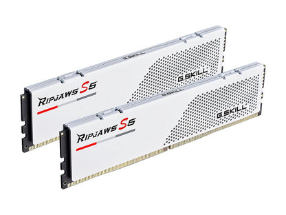 G.SKILL Ripjaws S5 Series 32GB (2 x 16GB) 288-Pin PC RAM DDR5 6000 Intel XMP 3.0 Desktop Memory Model F5-6000J3040F16GX2-RS5W