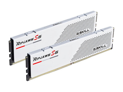 G.SKILL Ripjaws S5 Series 32GB (2 x 16GB) 288-Pin PC RAM DDR5 6000 Intel XMP 3.0 Desktop Memory Model F5-6000J3238F16GX2-RS5W