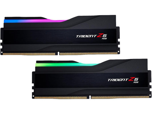 G.SKILL Trident Z5 RGB Series 32GB (2 x 16GB) 288-Pin PC RAM DDR5 6000 Intel XMP 3.0 Desktop Memory Model F5-6000J3040F16GX2-TZ5RK