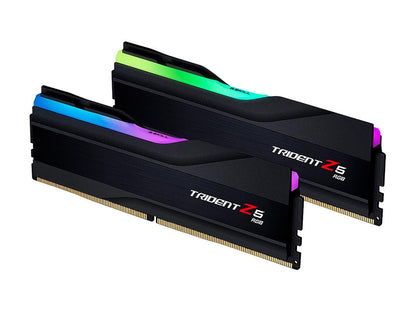 G.SKILL Trident Z5 RGB Series 32GB (2 x 16GB) 288-Pin PC RAM DDR5 6000 Intel XMP 3.0 Desktop Memory Model F5-6000J3040F16GX2-TZ5RK