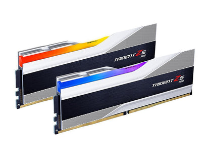G.SKILL Trident Z5 RGB Series 32GB (2 x 16GB) 288-Pin PC RAM DDR5 6000 Intel XMP 3.0 Desktop Memory Model F5-6000J3238F16GX2-TZ5RS