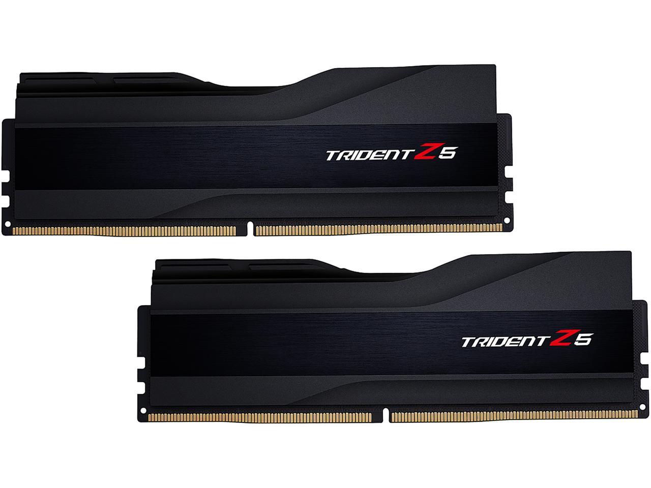 G.SKILL Trident Z5 Series 32GB (2 x 16GB) 288-Pin PC RAM DDR5 6000 Intel XMP 3.0 Desktop Memory Model F5-6000J3040F16GX2-TZ5K