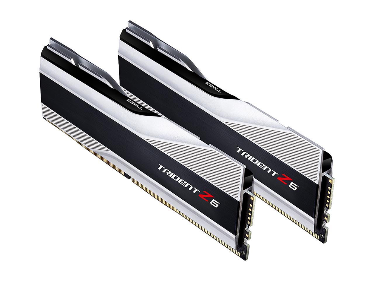 G.SKILL Trident Z5 Series 32GB (2 x 16GB) 288-Pin PC RAM DDR5 6000 Intel XMP 3.0 Desktop Memory Model F5-6000J3040F16GX2-TZ5S