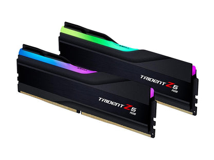 G.SKILL Trident Z5 RGB Series 32GB (2 x 16GB) 288-Pin PC RAM DDR5 6600 Intel XMP 3.0 Desktop Memory Model F5-6600J3440G16GX2-TZ5RK