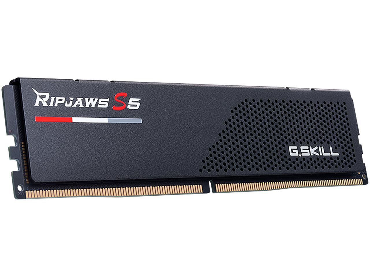 G.SKILL Ripjaws S5 Series 32GB (2 x 16GB) 288-Pin PC RAM DDR5 5600 Intel XMP 3.0 Desktop Memory Model F5-5600J2834F16GX2-RS5K