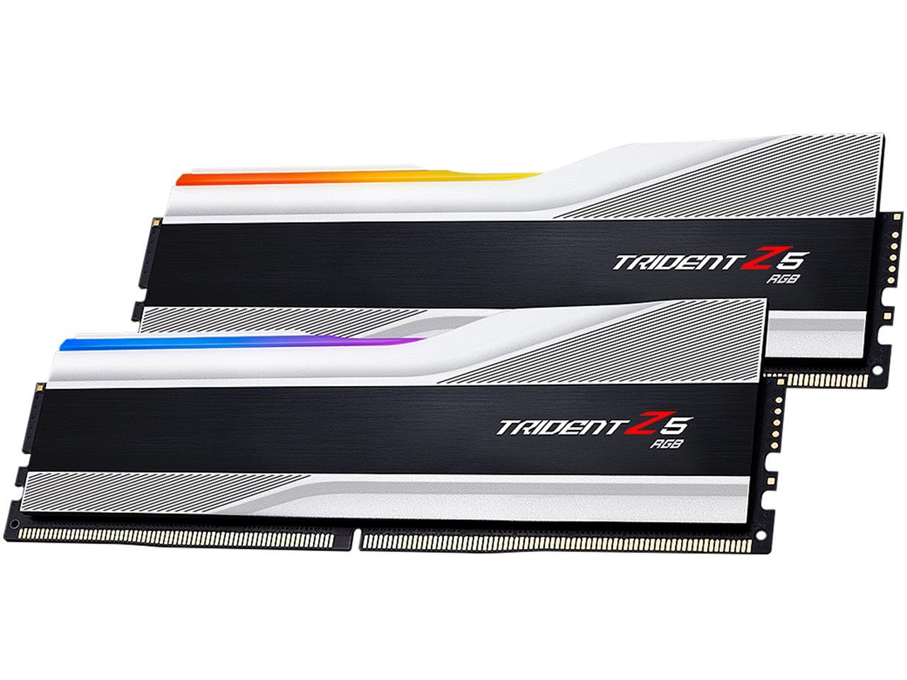 G.SKILL Trident Z5 RGB Series 32GB (2 x 16GB) 288-Pin PC RAM DDR5 5600 Intel XMP 3.0 Desktop Memory Model F5-5600J2834F16GX2-TZ5RS