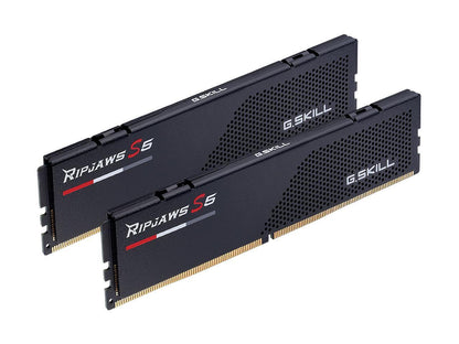G.SKILL Ripjaws S5 Series 64GB (2 x 32GB) 288-Pin PC RAM DDR5 6000 Intel XMP 3.0 Desktop Memory Model F5-6000J3238G32GX2-RS5K