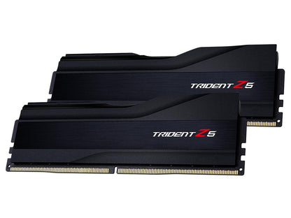 G.SKILL Trident Z5 Series 64GB (2 x 32GB) 288-Pin PC RAM DDR5 6000 Intel XMP 3.0 Desktop Memory Model F5-6000J3238G32GX2-TZ5K