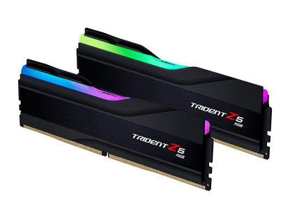 G.SKILL Trident Z5 RGB Series 64GB (2 x 32GB) 288-Pin PC RAM DDR5 6000 Intel XMP 3.0 Desktop Memory Model F5-6000J3238G32GX2-TZ5RK