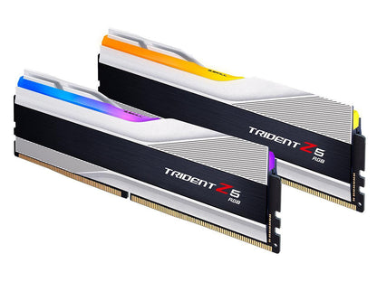 G.SKILL Trident Z5 RGB Series 64GB (2 x 32GB) 288-Pin PC RAM DDR5 6000 Intel XMP 3.0 Desktop Memory Model F5-6000J3238G32GX2-TZ5RS