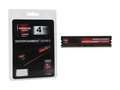 AMD Radeon Entertainment Series 4GB 240-Pin DDR3 SDRAM DDR3 1600 (PC3 12800) Desktop Memory Model AE34G1609U1
