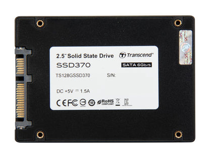 Transcend 2.5" 128GB SATA III MLC Internal Solid State Drive (SSD) TS128GSSD370