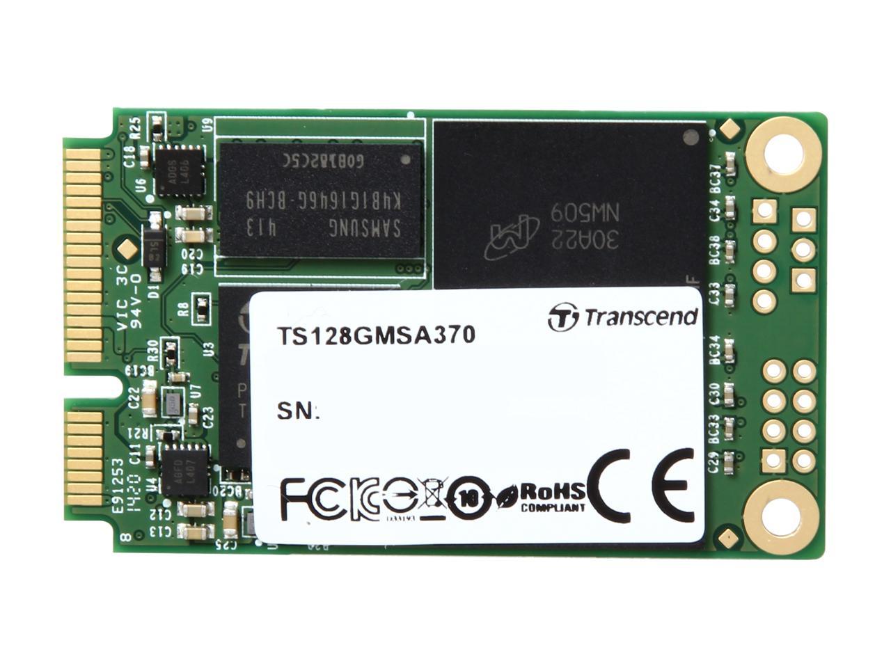 Transcend mSATA 128GB SATA III MLC Internal Solid State Drive (SSD) TS128GMSA370