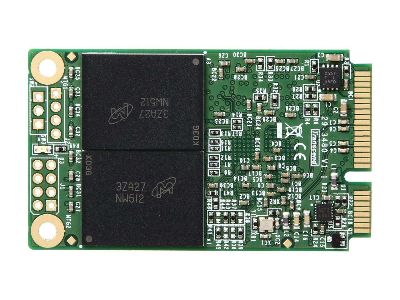 Transcend mSATA 256GB SATA III MLC Internal Solid State Drive (SSD) MSA370 (TS256GMSA370)
