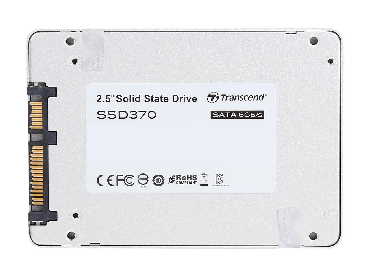 Transcend 2.5" 64GB SATA III MLC Internal Solid State Drive (SSD) TS64GSSD370S