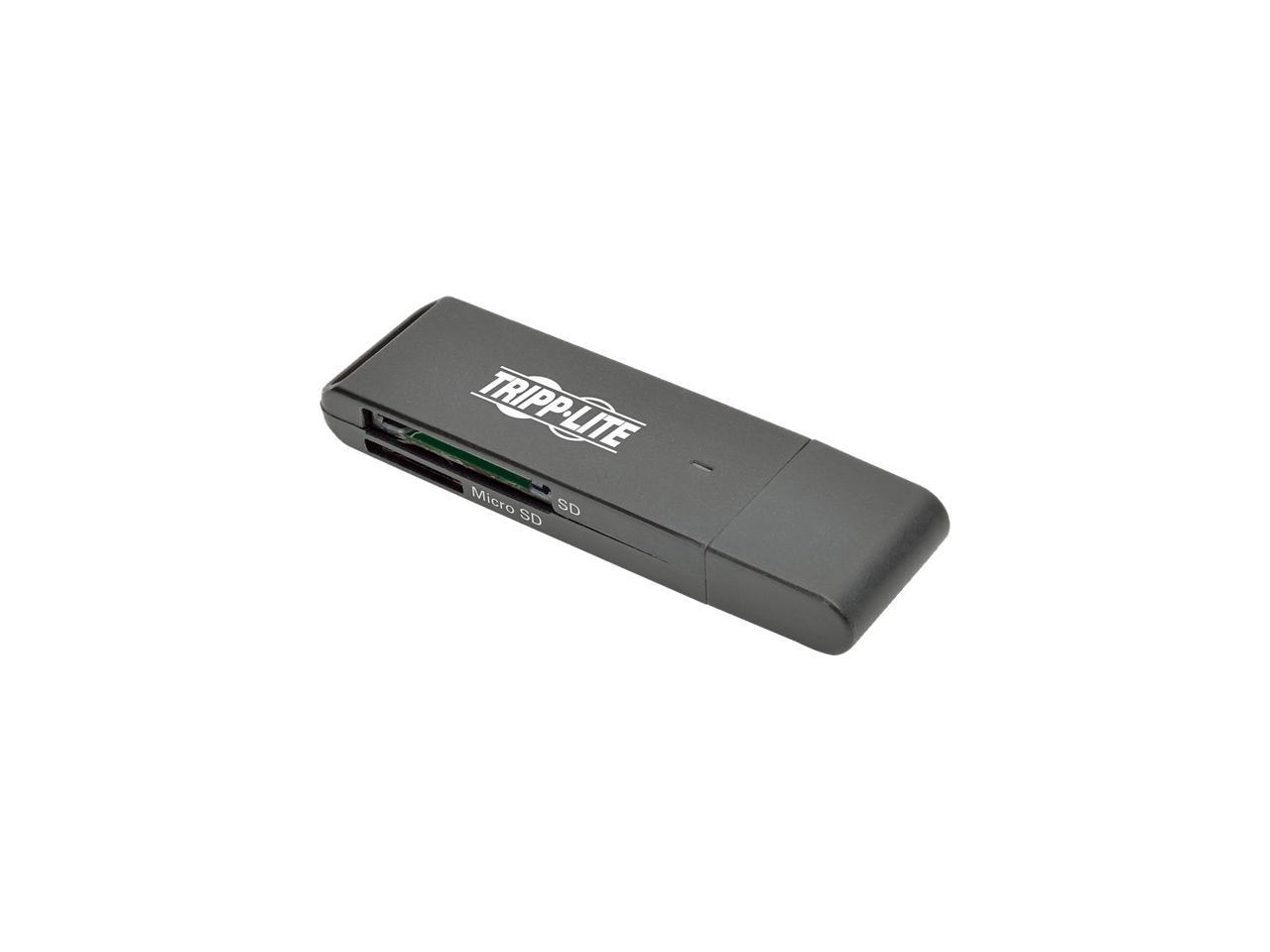 Tripp Lite USB 3.0 SuperSpeed SD/Micro SD Adapter, Memory Card Media Reader 5 Gbps (U352-000-SD)