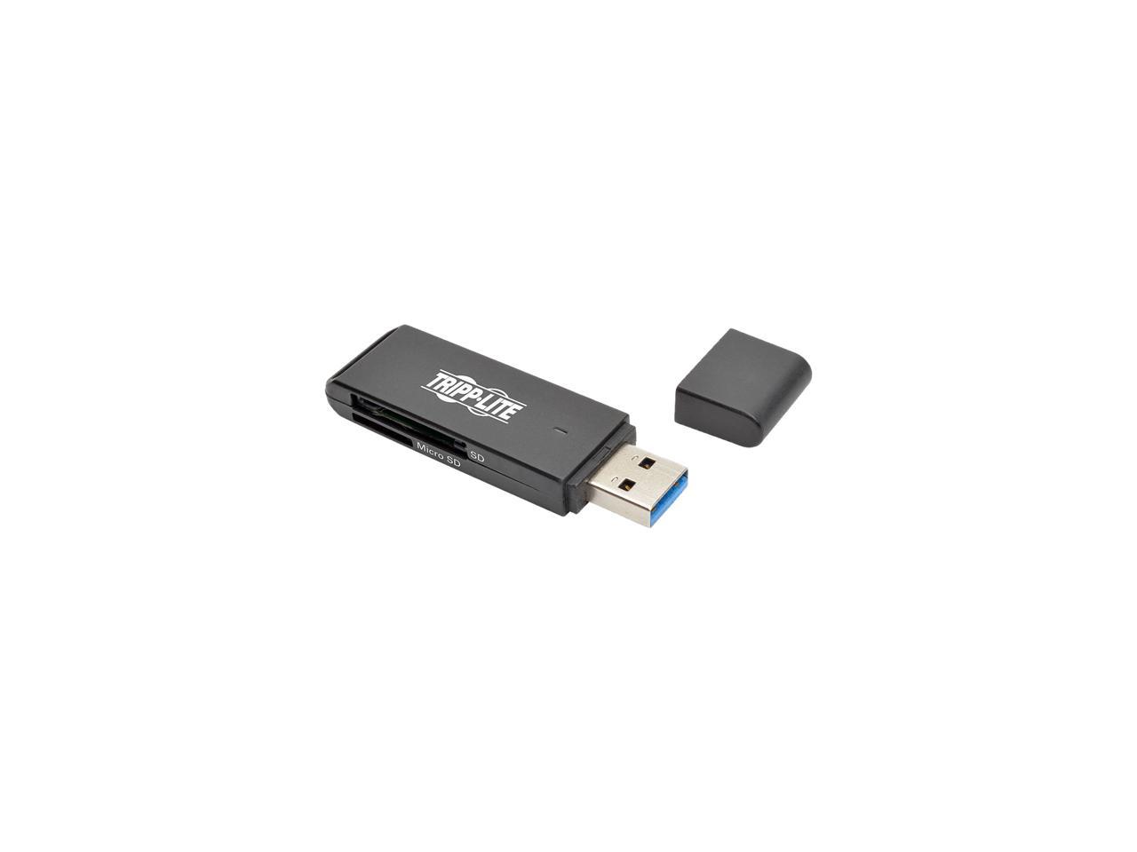 Tripp Lite USB 3.0 SuperSpeed SD/Micro SD Adapter, Memory Card Media Reader 5 Gbps (U352-000-SD)