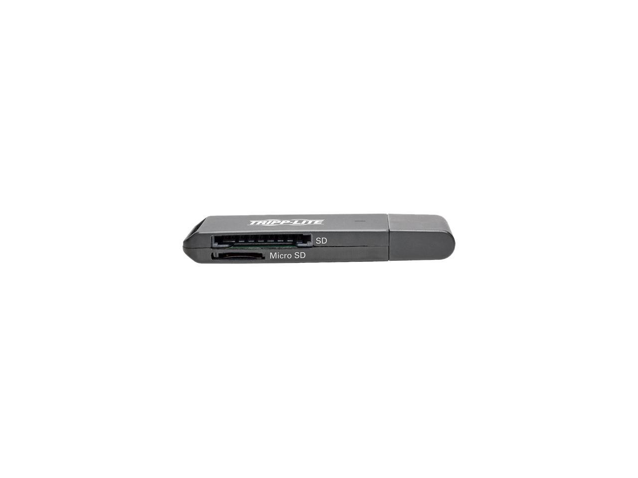 Tripp Lite USB 3.0 SuperSpeed SD/Micro SD Adapter, Memory Card Media Reader 5 Gbps (U352-000-SD)