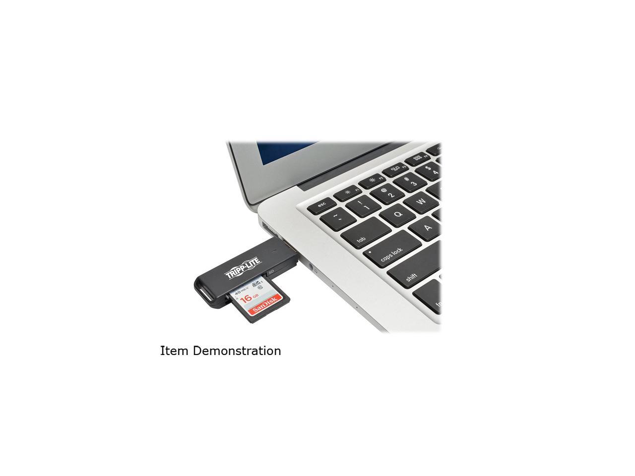 Tripp Lite USB 3.0 SuperSpeed SD/Micro SD Adapter, Memory Card Media Reader 5 Gbps (U352-000-SD)