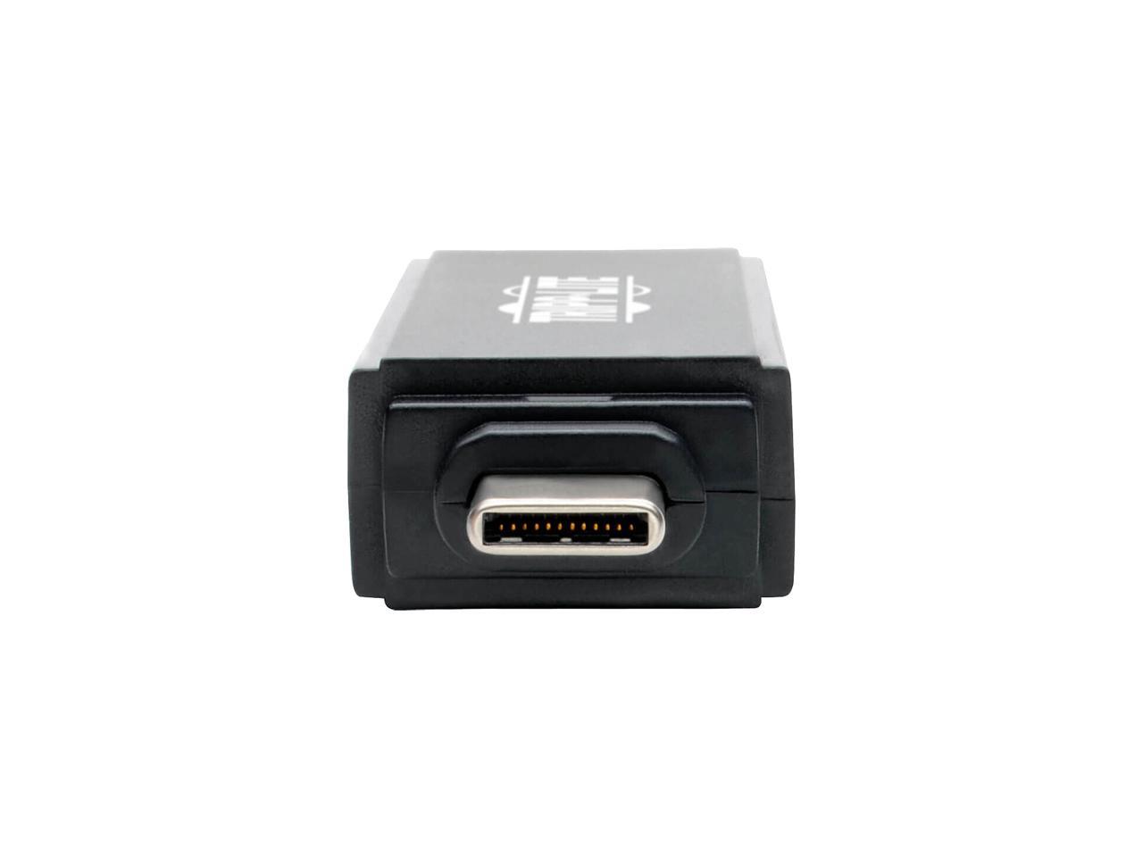 Tripp Lite USB-C Memory Card Reader, 2-in-1 USB-A/USB-C, USB 3.1 Gen 1 (U452-000-SD-A)
