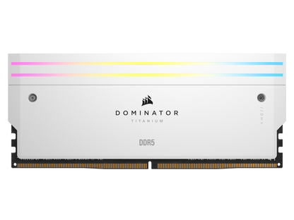 CORSAIR DOMINATOR TITANIUM 32GB (2 x 16GB) DDR5 6000 (PC5 48000) Desktop Memory Model CMP32GX5M2B6000C30W **Open Box **