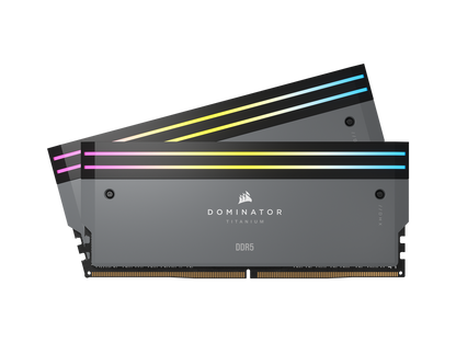 CORSAIR DOMINATOR TITANIUM AMD EXPO 32GB (2 x 16GB) DDR5 6000 (PC5 48000) Desktop Memory Model CMP32GX5M2B6000Z30  **Open Box **