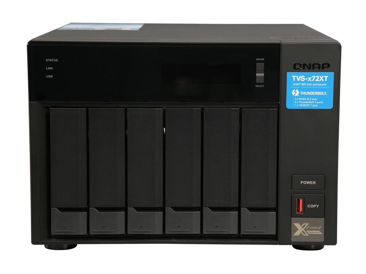 QNAP TVS-672XT-i3-8G-US Network Storage