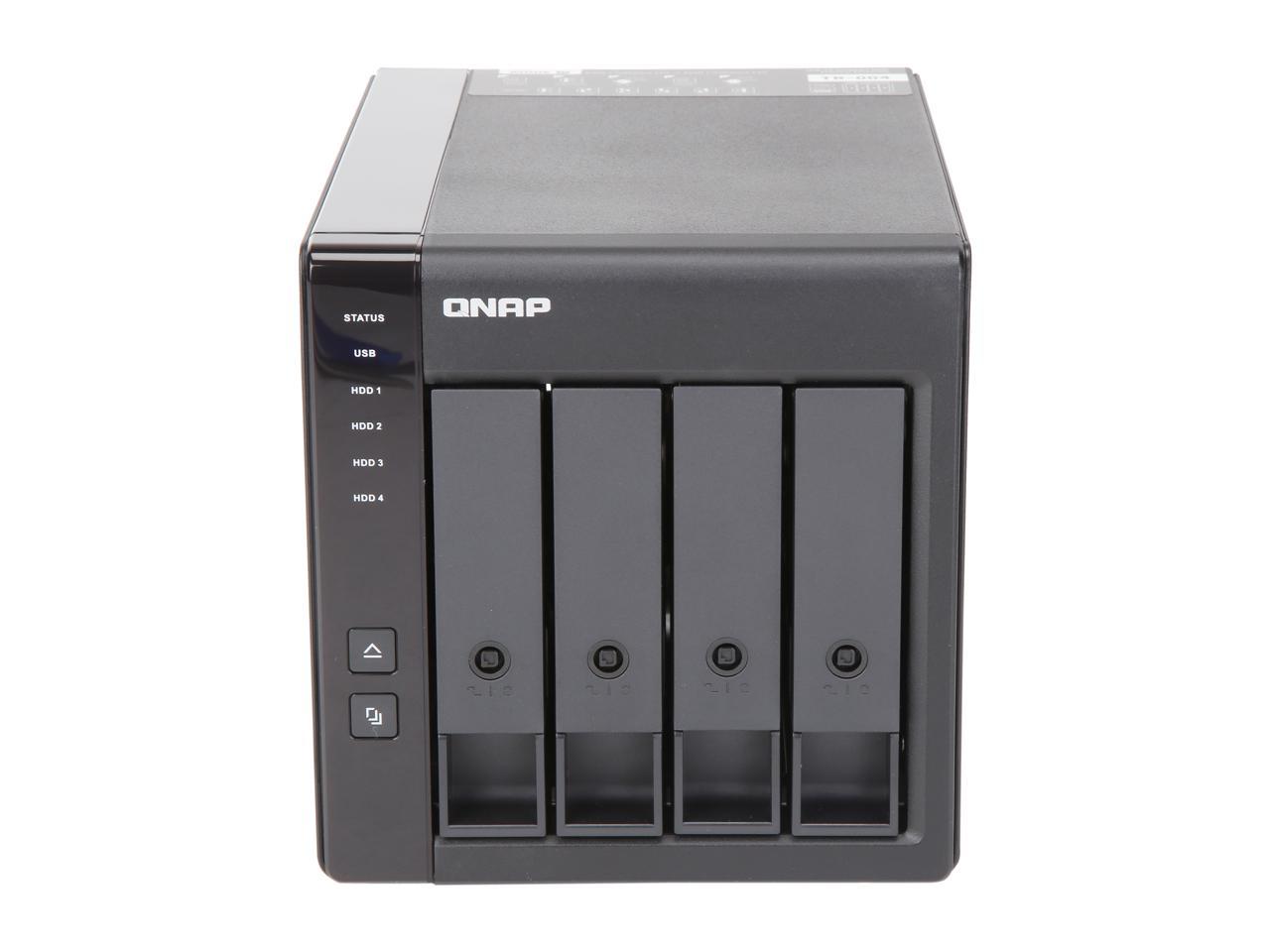 QNAP TR-004-US 4-Bay USB 3.0 Type-C (5Gbps) Hardware RAID Expansion Enclosure / DAS