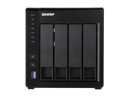 QNAP TS-451+ 4-Bay Next Gen Personal Cloud NAS, Intel 2.0GHz Quad-Core CPU with Media Transcoding
