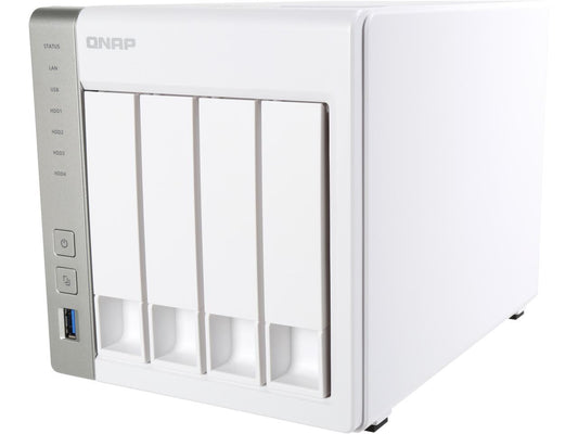 Qnap TS-431P-US 4-Bay Personal Cloud NAS, ARM Cortex A15 1.7 GHz Dual Core, 1GB RAM